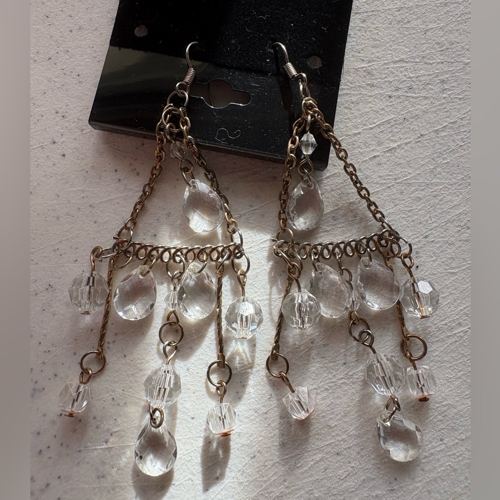 Elegant Crystal Dangle Earrings